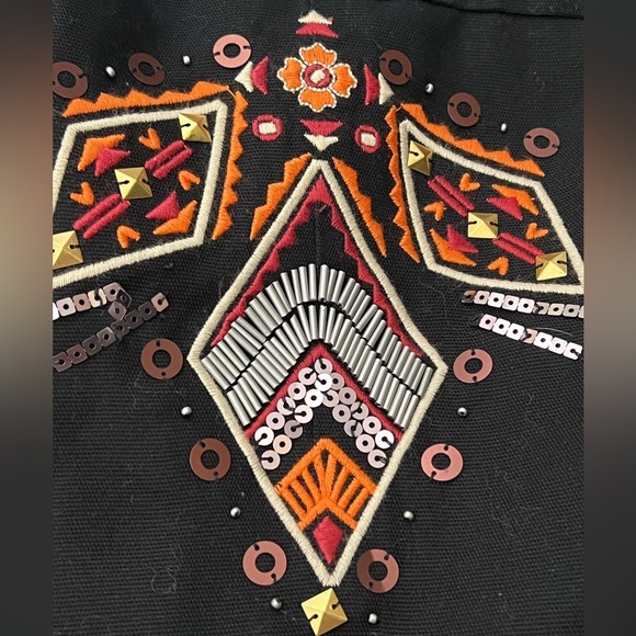 INC. Beaded, Embroidered, Sequined Jacket S - Picture 5 of 5